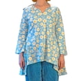 thumbnail image 1 of Haut Floral Adaptatif Dos Ouvert pour Femmes, 1 of 5