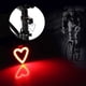 thumbnail image 3 of USB Charging LED Tail Light Waterproof Rear Lamp Red for MTB Bicycle Mountain Bike Heart, 3 of 4