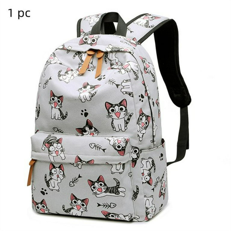 Nogis Kid Backpacks for Boys and Girls Cat Grey