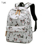 NOGIS Children's Backpacks Cats Backpack School College Bags Fashion Printed Laptop Bookbags Daypack for Teens Girls Boys Students (Grey)