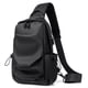 thumbnail image 4 of Mochila bandolera pequeña, mochila de senderismo para hombre y mujer, mochila bandolera multiusos, tela resistente al agua, correas de hombro ajustables, plegable y portátil, mochila ligera, 4 of 9