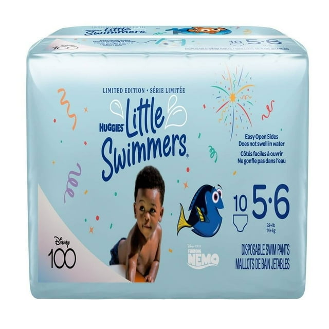 Pañales Huggies Little Swimmers Etapa Grande Unisex 10 Piezas