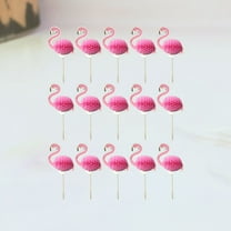 ULTNICE 25Pcs Cake Picks MultiColored Flamingo Shape Cake Decoration For Party Hosts