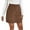 Brown, variant on Landzoo Women's Short Skirt Solid Color High Waist Skirt Corduroy Wrap Slim Fit Solid Color Skirt Autumn And Winter Cozy Distinctive Women's Skirt