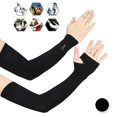 thumbnail image 1 of CHUANK Protection UV Manches de Sport Refroidissantes Noires Unisexe, 1 of 1