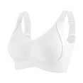 thumbnail image 3 of VISALY Wireless Bras Seamless Bra 2 Pc Sports Bras for Women No Underwire Minimizer Bras Full Coverage Bras with Support and Lift Bralette Everyday Bras Breathable Bras for Women C Xl, 3 of 7