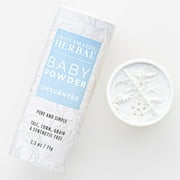 Talc Free Baby Powder Unscented Corn Free, Moisture-Absorbing & Non Toxic Dusting Powder for Sensitive Skin, Safe Infant Body Powder