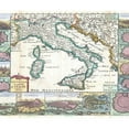 thumbnail image 2 of CafePress - Vintage Map Of Italy (1706) Throw Blanket - Soft Fleece Throw Blanket, 50"x60" for All Ages, 2 of 2