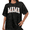 Black-1, variant on Women Casual Easter Eggs Mama Graphic Tees Cotton Crew Neck Printed T Shirt Tops Washed T Shirt Black S-2XL Plus Size