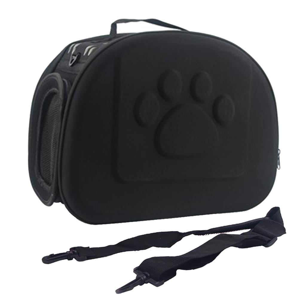 Tachiuwa Pet Carrier Breathable Traveling Pet Supplies Portable Carrier Bags Pet Weight about 2-4KG Black