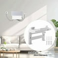 thumbnail image 7 of Mount for Gen 3, Router Bracket Plastic Router Wall Mounting Kit Accessories for V3 & Gen 3 Router,1 x Router Bracket,White, 7 of 7
