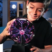 Discovery #Mindblown Color Changing Glass Plasma Globe Lamp,1.7 lb, 6.25 in x 12.25 in