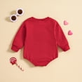 thumbnail image 4 of FAOWME Baby Toddler Boys Girls Long Sleeve Cartoon Heart Prints Rompers Jumpsuit Onesies Red 3-6 Months, 4 of 6