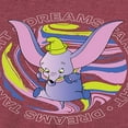 thumbnail image 3 of Disney - Dumbo - Dreams Take Flight - Women's Racerback Tank Top, 3 of 5