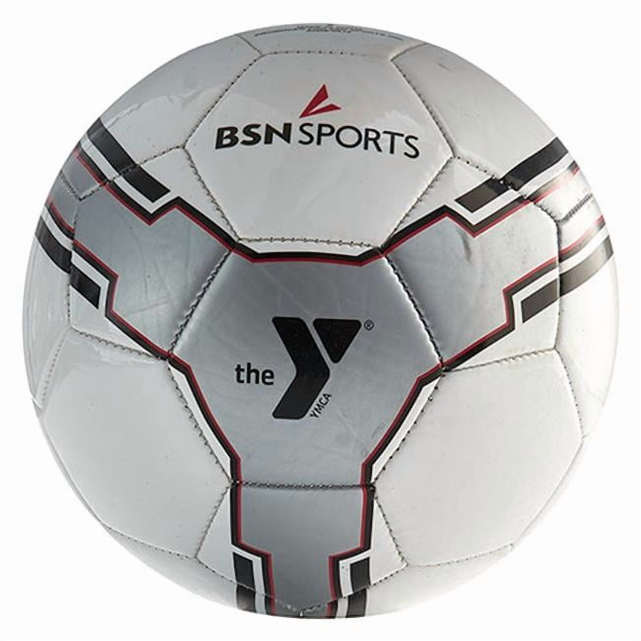 BSN SPORTS™ The YMCA® Heritage Soccer Ball, Multiple Sizes, Siver