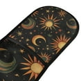 thumbnail image 4 of Yayeee Double Oven Mitt Kitchen Heat Resistant Baking 35" x7" Quilted Glove, Sun Moon and Stars Pattern, 4 of 6