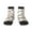 3 Black, variant on Camp Van Pattern Quarter Crew Socks,Toe Seamed Ankle Socks,Cotton Cushioned Breathable Athletic Crew Sports Socks