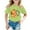 Light Green, variant on YAYUBA Teen Girl Shirts Trendy Solid Color Crew Neck Back To School Shirt Comfortable Tee Shirt Preppy T-Shirts Toddler To Big Kid, 12-14 Years, Light Green