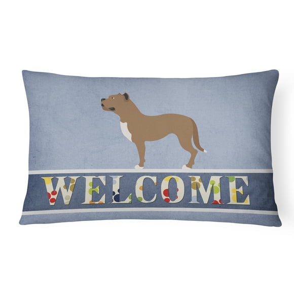 Carolines Treasures BB8339PW1216 Perro De Presa Canario Canvas Fabric Decorative Pillow