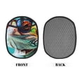 thumbnail image 2 of Pofeuu Stylish Sunglasses Iguana Print Silicone Pot Mat Mitten With Hanging Loop Heat Resistant Oven Mitts Non-Slip Bbq Baking Smoking Potholders, 2 of 7