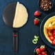 thumbnail image 5 of Crepera Eléctrica Máquina eléctrica para hacer crepes, con mango cómodo, para desayuno, pizza (negro UE) Tmvgtek Libre de BPA, 5 of 6