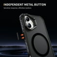thumbnail image 2 of Magnetic for iPhone 16 Stand Case [Compatible with MagSafe] [Military Grade Drop Protection] [Lens Folded Bracket] Slim Grip Matte Shockproof with Anti-Fingerprint Phone Case,Black, 2 of 8