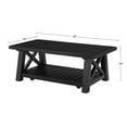 thumbnail image 4 of Martin Svensson Home Bolton 50 in. Solid Wood Coffee Table - Black Stain and Natural, 4 of 7