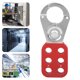 thumbnail image 1 of Cerrojo De Etiquetado De Seguridad, Larga Vida útil Del Cerrojo Colgante De Cerraduras Para Herramientas De Seguridad Industrial, 1 of 7