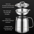 thumbnail image 3 of Maytalsory Durable Oil Fryer With Built-in Fine Mesh Filter For Easy Cooking Multifunctional Cooking Tools 1.5L, 3 of 6