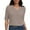 Khaki gray, variant on Women's Casual Half Sleeve T-Shirt - Relaxed Fit Basic Top, Soft Breathable, Everyday Wear (Size S-XXL)