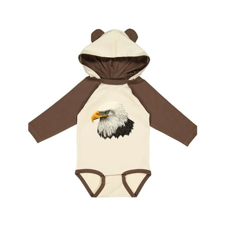 

Inktastic Bald Eagle Gift Baby Boy or Baby Girl Long Sleeve Bodysuit