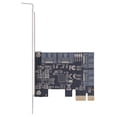 thumbnail image 2 of PCIe X1 Controller Card, High Speed Transmission Plug and Play PCIe 3.0 X1 To 4 Port SATA3 Adapter Card PCB  for Computer, 2 of 7