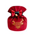 thumbnail image 2 of Fiudx Ofertas relámpago Bolsa navideña de terciopelo con bolsillo para guardar frutas en Nochebuena, 4 unidades, 2 of 7