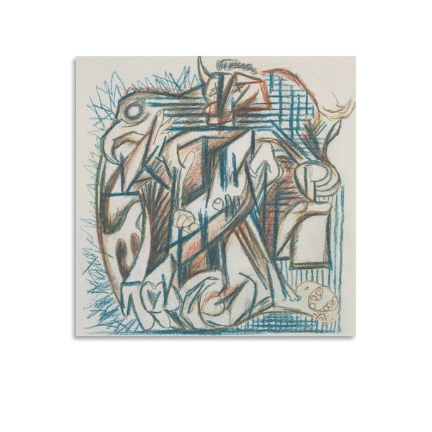 Pintura abstracta de Jackson Pollock (109) Obras de arte Lienzo Póster Habitación Estética Arte de pared Impresiones Decoración moderna para el hogar Regalos 28x28 pulgadas (70x70 cm)