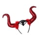 thumbnail image 3 of Diadema con cuernos de diablo para Halloween, disfraz de cosplay Rojo, 3 of 7