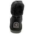bearpaw megan suede sheepskin bootie