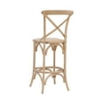thumbnail image 5 of Linon Kershaw X-Back Bar Stool, 30" Seat Height, Gray Wash Finish, 5 of 10