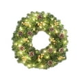 thumbnail image 2 of Hwkond Pre-Lit Christmas Garland Christmas Wreath Christmas Rattan Indoor Hanging Scene Arrangement Wall Decoration 40cm Christmas Decorations Wreaths For Front Door, 2 of 6