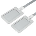 thumbnail image 1 of Unique Bargains Vertical ABS Slide Cover ID Badge Holders with Lanyard, 2 Count, 2 Pack, 1 of 6