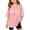 Pink, variant on Girls' Casual Graphic Tees Soft & Breathable Short Sleeve 5-14 Years