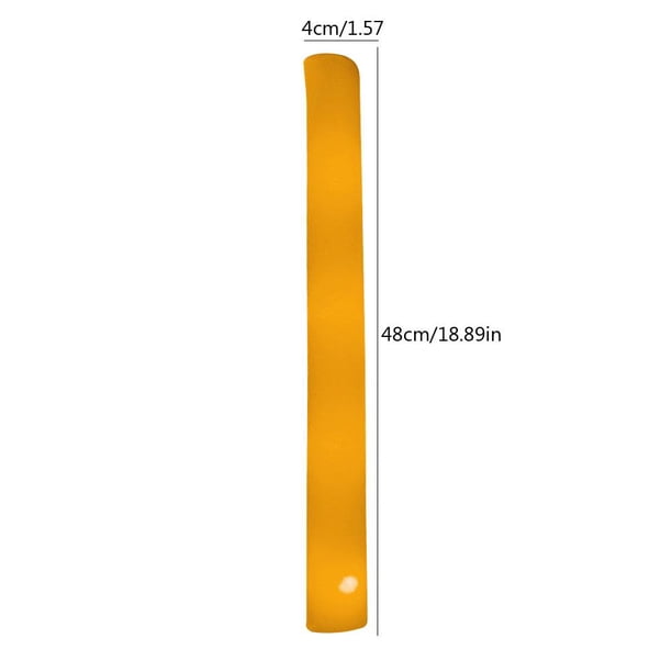 Barra de espuma LED, tubo intermitente de esponja, suministros para fiestas, bodas, festivales (naranja) Sywqhk Libre de BPA