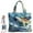 1-D-A 16x14", variant on Dwellin Tote Bag for Women Lightweight Puffy Quilted Canvas Handbags Cute Flowers Pint Shoulder Top Handle Satchel for Work Travel