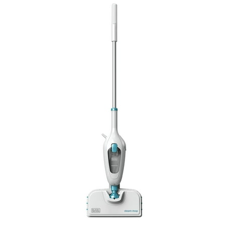 BLACK DECKER Classic Steam-Mop, Corded, Multi surface Cleaning, Hardwood, Ceramic, and Vinyl Floors, with Microfiber Pad, HSM13E1W