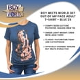 thumbnail image 7 of Ripple Junction RPJ-BWAS2009XL-C Boy Meets World Get Out Of My Face Adult T-Shirt - Blue XL, 7 of 7