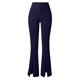 thumbnail image 4 of Vaqueros cargo de cintura media para mujer - Pantalones vaqueros elásticos de pierna ancha con bolsillos - Tejido ligero, estilo versátil para casa/playa/fiesta, 4 of 5