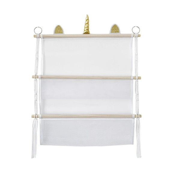 FashionCha Stuffed Animal Net 2 Layers Decor Easy to Install Hanging Storage for Children's