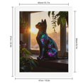 thumbnail image 2 of Paint by Numbers Kit for Adults, Cosmic Cat Sunset Window Scene Paint by Numbers, Easy Paint by Numbers Kit for Adults Beginner, DIY Adult Paint by Number Kits on Canvas, Home Decor 12x16in, 2 of 7