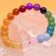 thumbnail image 4 of Pulsera natural de 7,5 pulgadas elástica de 8 mm (0,31 pulgadas) redonda - Cuentas de cuarzo curativo - Pulseras para mujeres, hombres y niñas, regalos (Unisex), 4 of 5