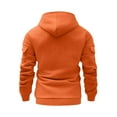 thumbnail image 4 of Kctiaxy Orange Men Hoodies Casual Fleece Hoodies PulLover Sweatshirts for Women Men Long Sleeve Solid Color Tops with Pockets XXL, 4 of 4