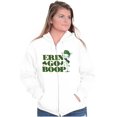 thumbnail image 4 of Betty Boop Irish St Patricks Day Zip Hoodie Sweatshirt Women Brisco Brands M, 4 of 6